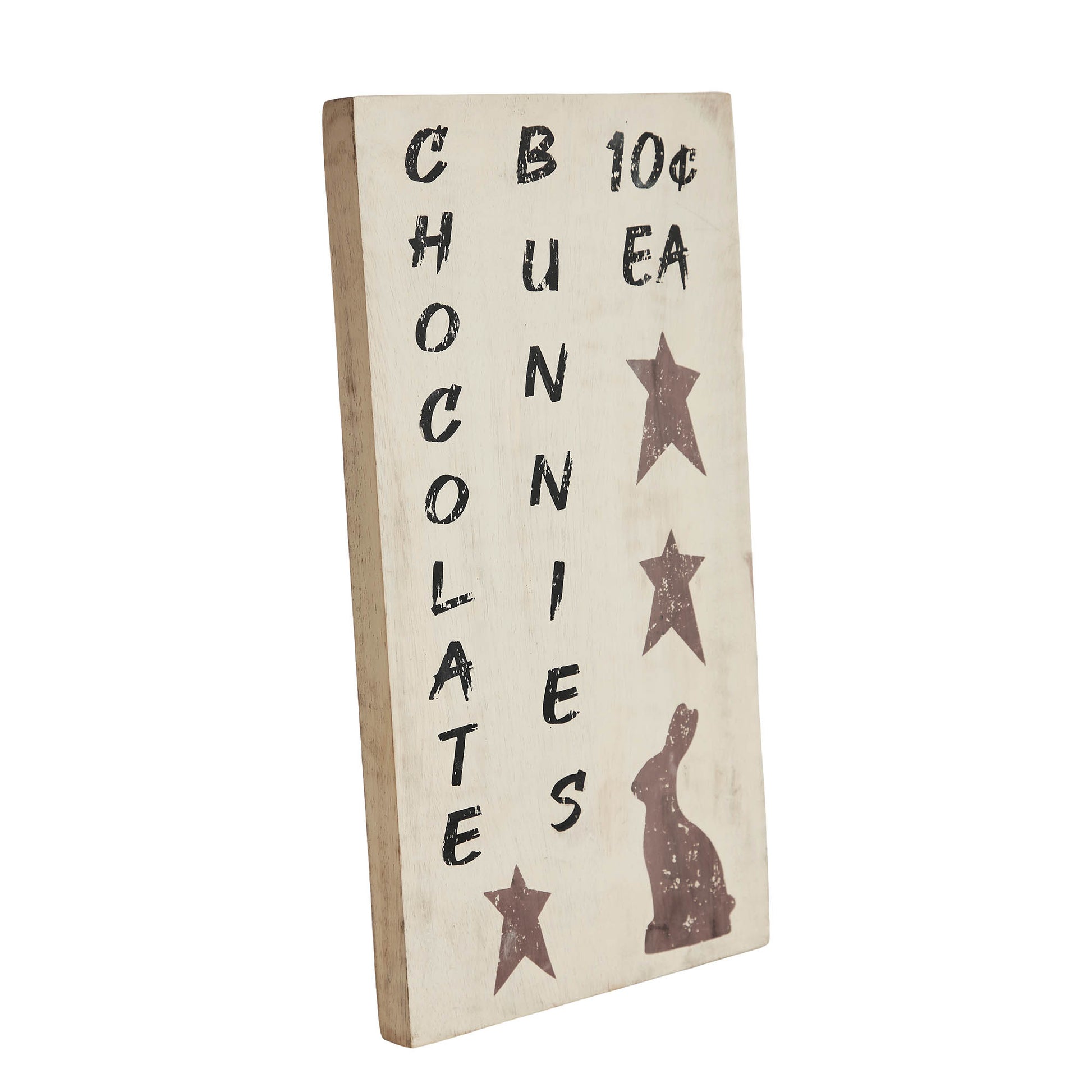 Chocolate Bunnies Wooden Sign 15x8 SpadezStore