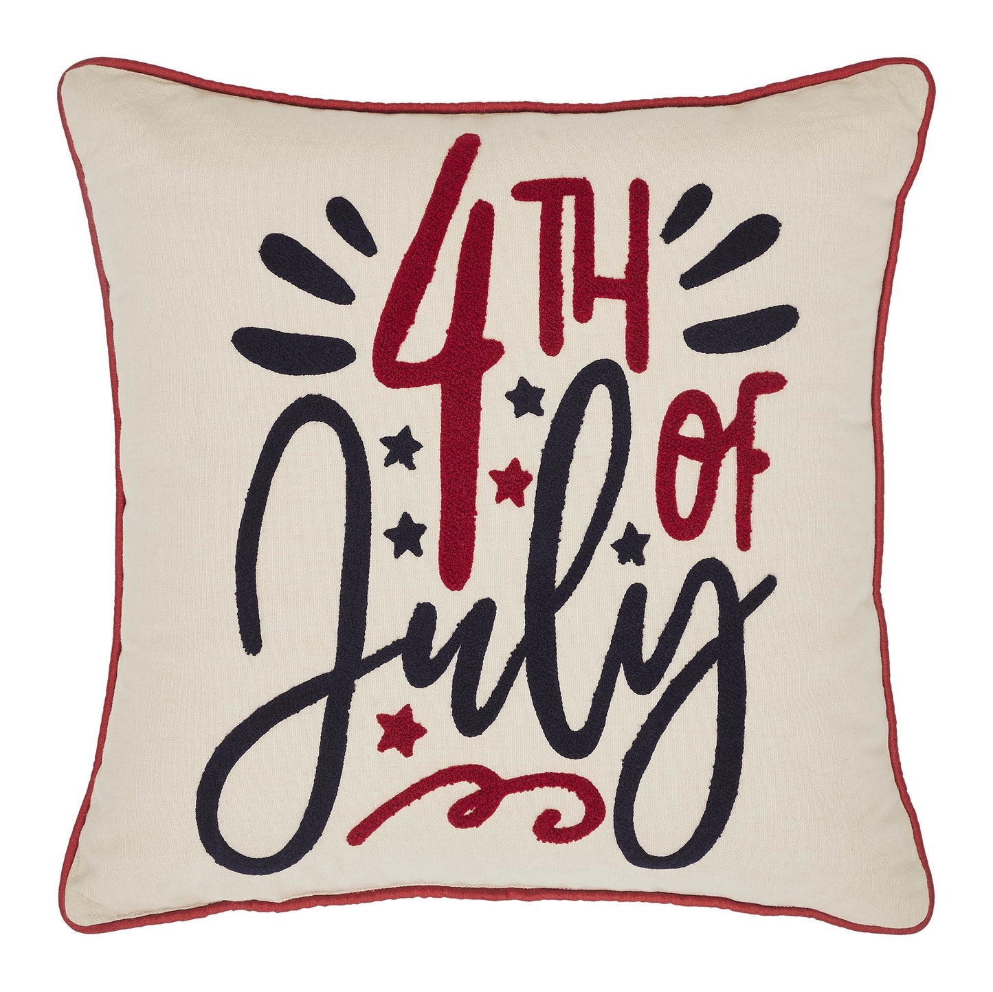 VHC Brands Patriotic 4th Of July Pillow SpadezStore
