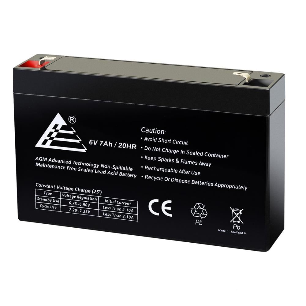 AGM Universal Battery 6v/7ah SpadezStore