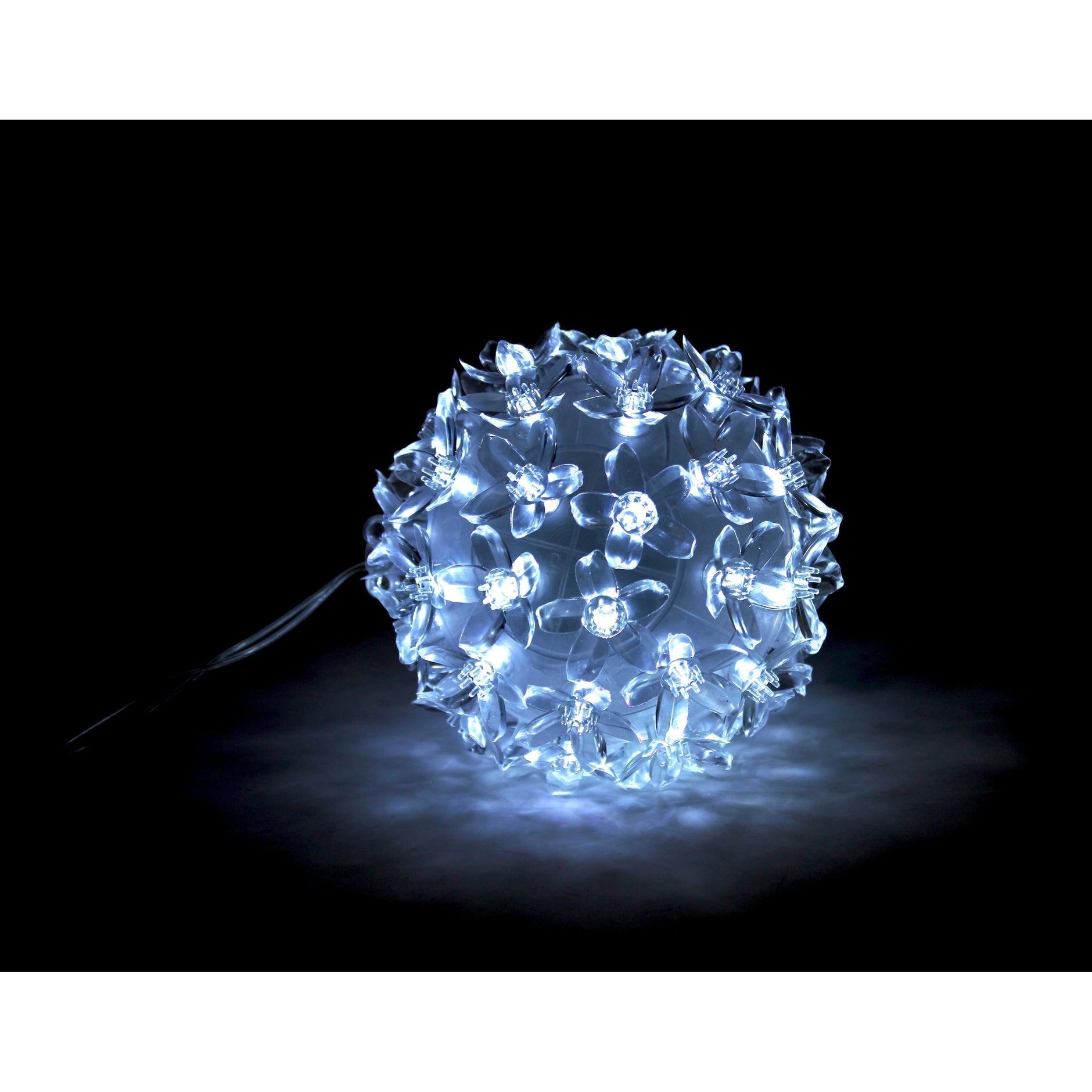 Perfect Holiday Perfect Holiday 50 LED Sphere Lights - White SpadezStore