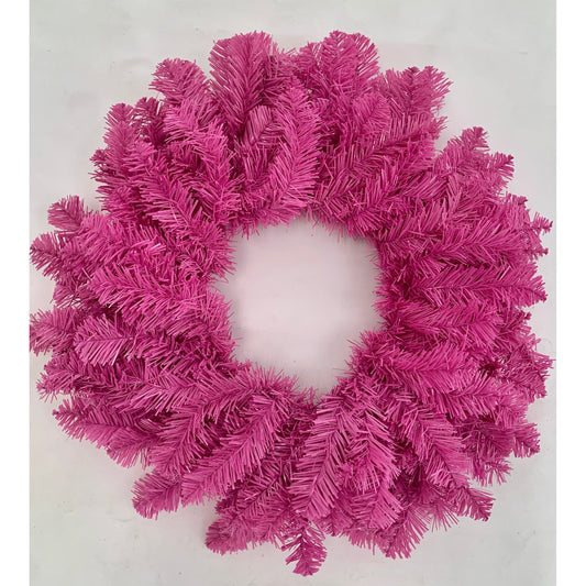 Perfect Holiday 24 inch Wreath Pink SpadezStore