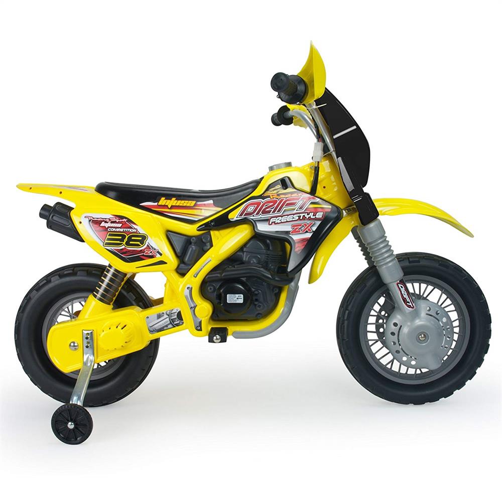 Injusa Motocross Drift ZX Kids Dirt Bike 12v SpadezStore