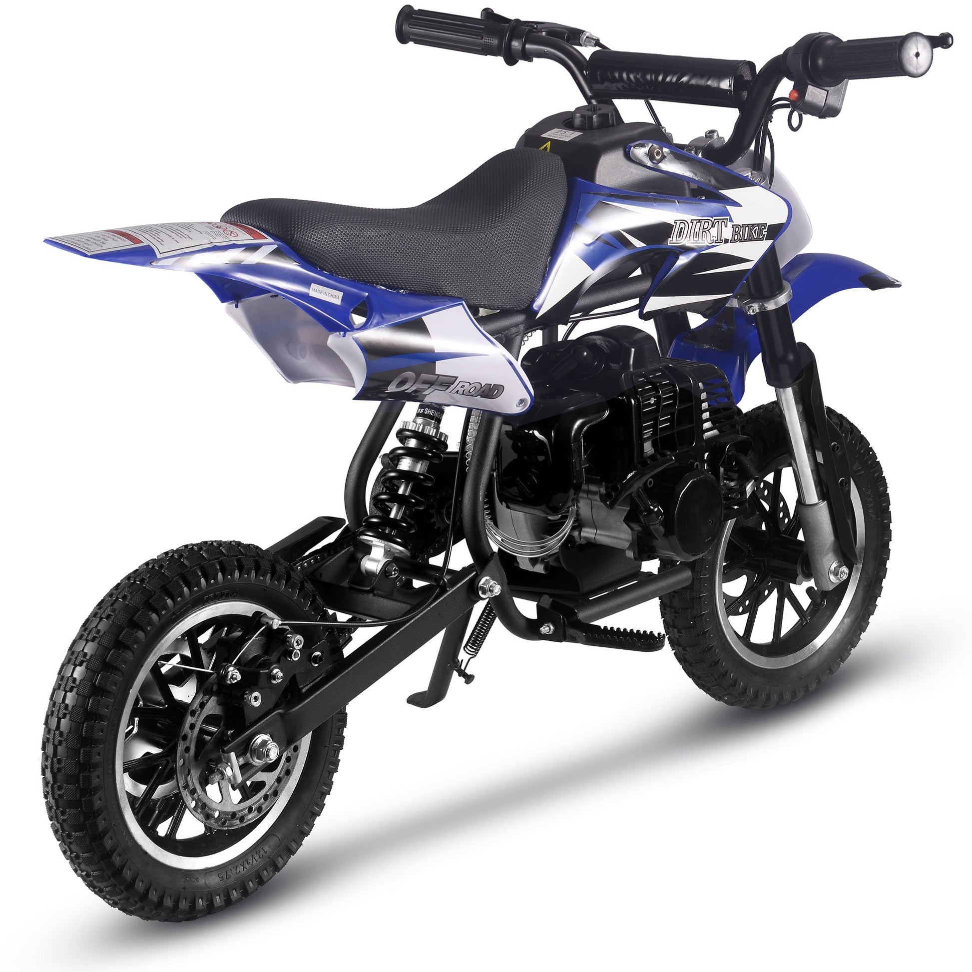 MotoTec Alien 50cc 2-Stroke Kids Gas Dirt Bike SpadezStore