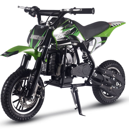 MotoTec Alien 50cc 2-Stroke Kids Gas Dirt Bike SpadezStore