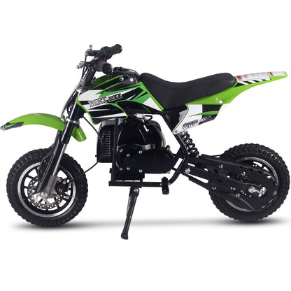 MotoTec Alien 50cc 2-Stroke Kids Gas Dirt Bike SpadezStore