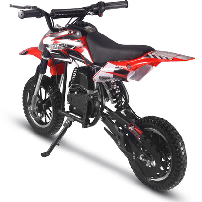 MotoTec Alien 50cc 2-Stroke Kids Gas Dirt Bike SpadezStore