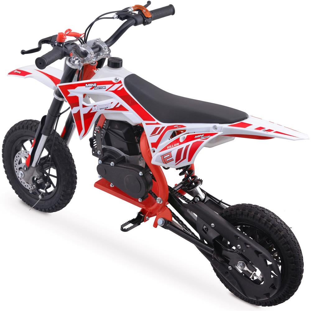 MotoTec Villain 52cc 2-Stroke Kids Gas Dirt Bike SpadezStore