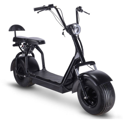 MotoTec Knockout 60v 1000w Electric Scooter Black SpadezStore