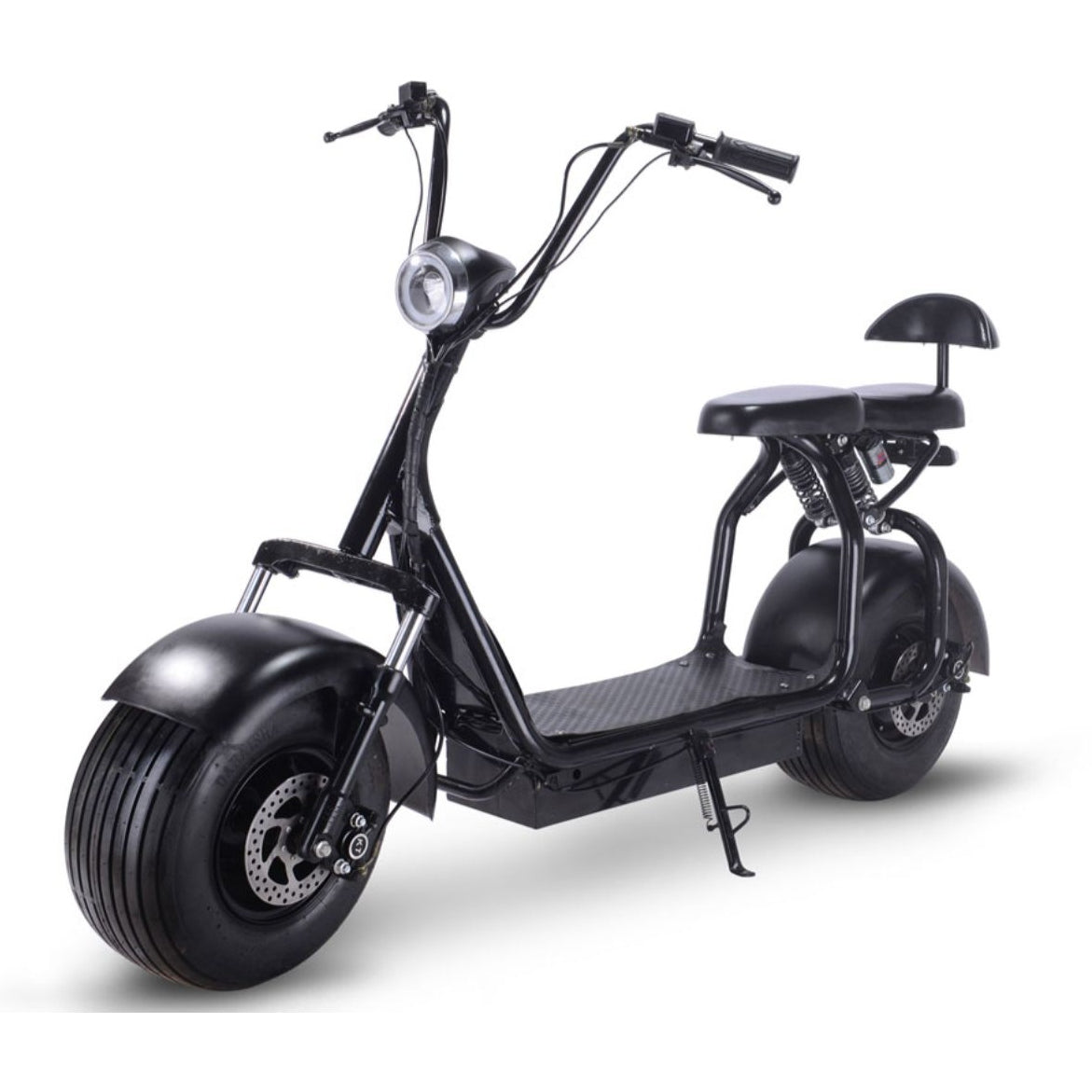 MotoTec Knockout 60v 1000w Electric Scooter Black SpadezStore