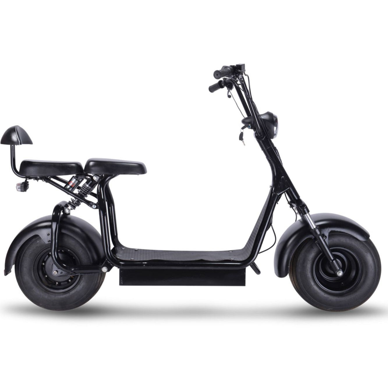 MotoTec Knockout 60v 1000w Electric Scooter Black SpadezStore