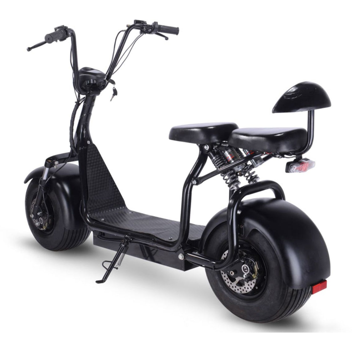 MotoTec Knockout 60v 1000w Electric Scooter Black SpadezStore