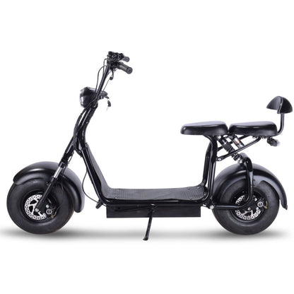 MotoTec Knockout 60v 1000w Electric Scooter Black SpadezStore