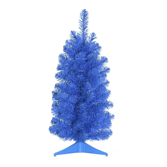 Perfect Holiday 2' Vibrant Tabletop Tree SpadezStore