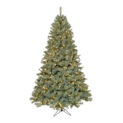 Perfect Holiday 5' Pre-lit Classic Spruce Tree with Metal Stand and Instant Connect SpadezStore