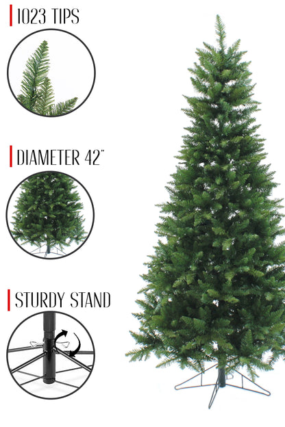 Perfect Holiday 6.5' Lincoln Fir Christmas Tree SpadezStore