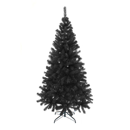 Perfect Holiday 6.5 ft PVC Christmas Tree - Black SpadezStore