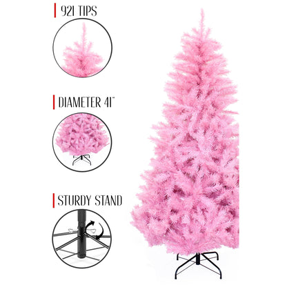 Perfect Holiday 6' Light Pink Norway Pine SpadezStore