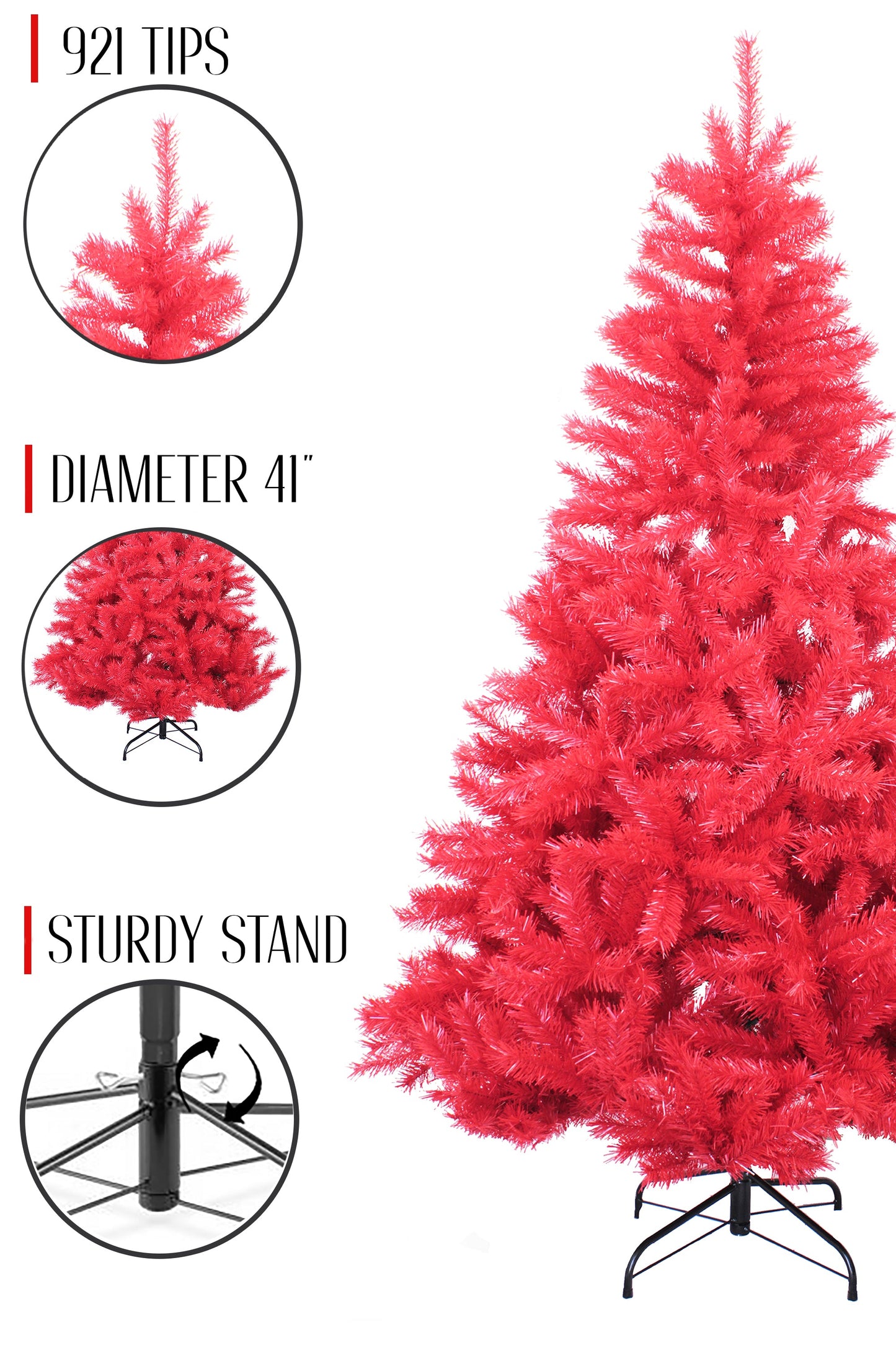 Perfect Holiday 6' Red Norway Pine SpadezStore