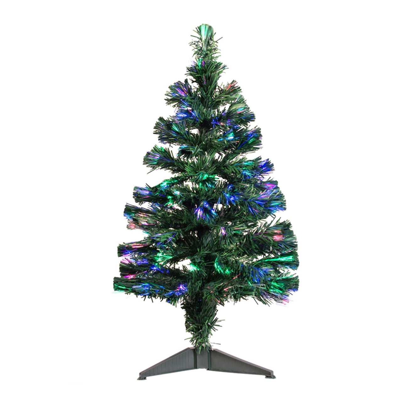 Perfect Holiday 3' Fiber Optic Christmas Tree SpadezStore