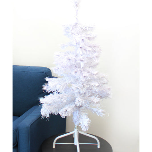 Perfect Holiday 3ft Fiber White Christmas Tree SpadezStore