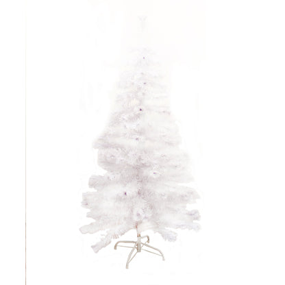 Perfect Holiday 5ft Fiber Christmas Tree, White SpadezStore