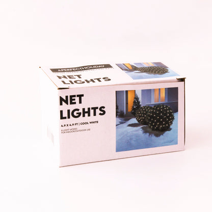 Perfect Holiday 100 LED Net Lights - White SpadezStore