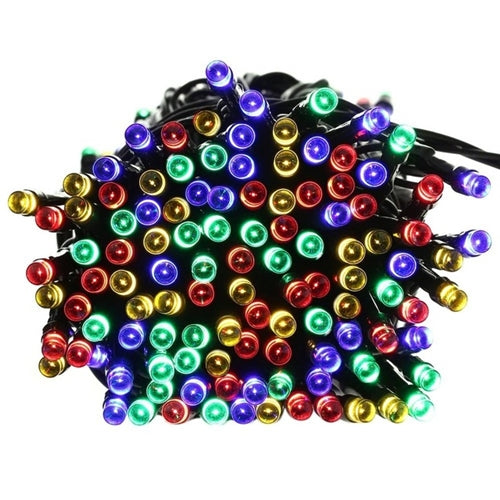 Perfect Holiday 100 LED 32ft Solar Powered Outdoor String Light - Multicolor SpadezStore