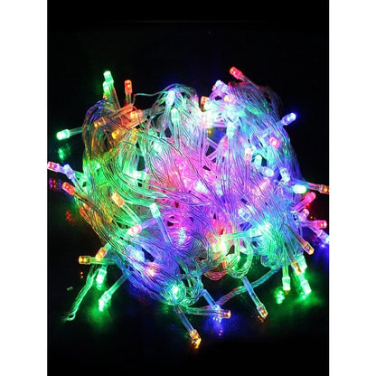 Perfect Holiday 400 LED Clear Cable Multifunction String Lights - Plug in SpadezStore