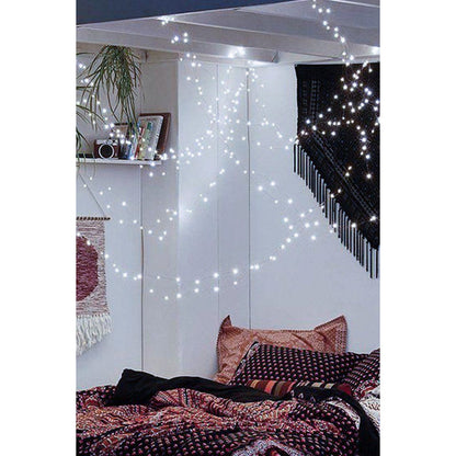 Perfect Holiday 400 LED Clear Cable Multifunction String Lights - Plug in SpadezStore