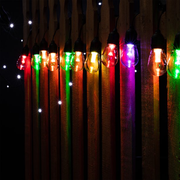 Perfect Holiday 10 LED Outdoor String Light, Multicolor SpadezStore