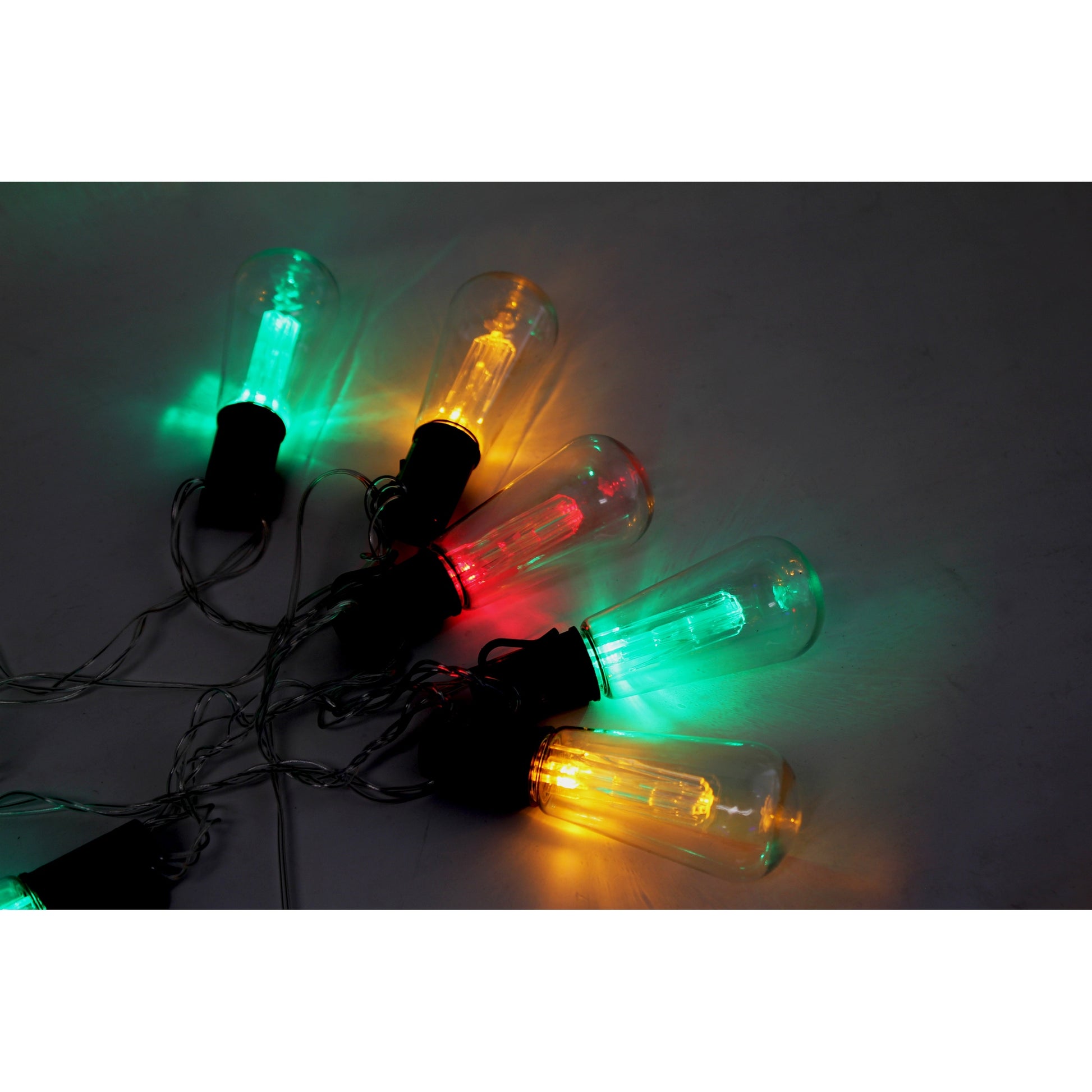 Perfect Holiday 10 LED Outdoor String Light, Multicolor SpadezStore