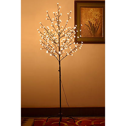 Perfect Holiday 6' Lighted Cherry Blossom Tree SpadezStore