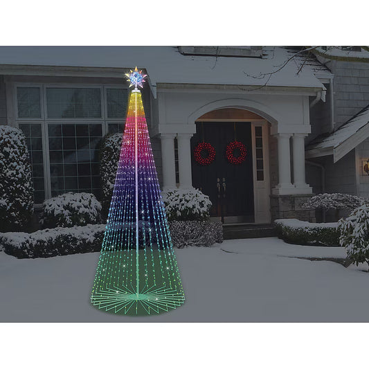 Perfect Holiday 5ft tree light IP44 5V/2A UL transformer, IR controller + 32button IR remote, 10' lead cable SpadezStore