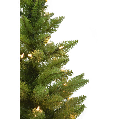 Perfect Holiday 3' Prelit Tabletop Christmas Tree with Burlap Base SpadezStore