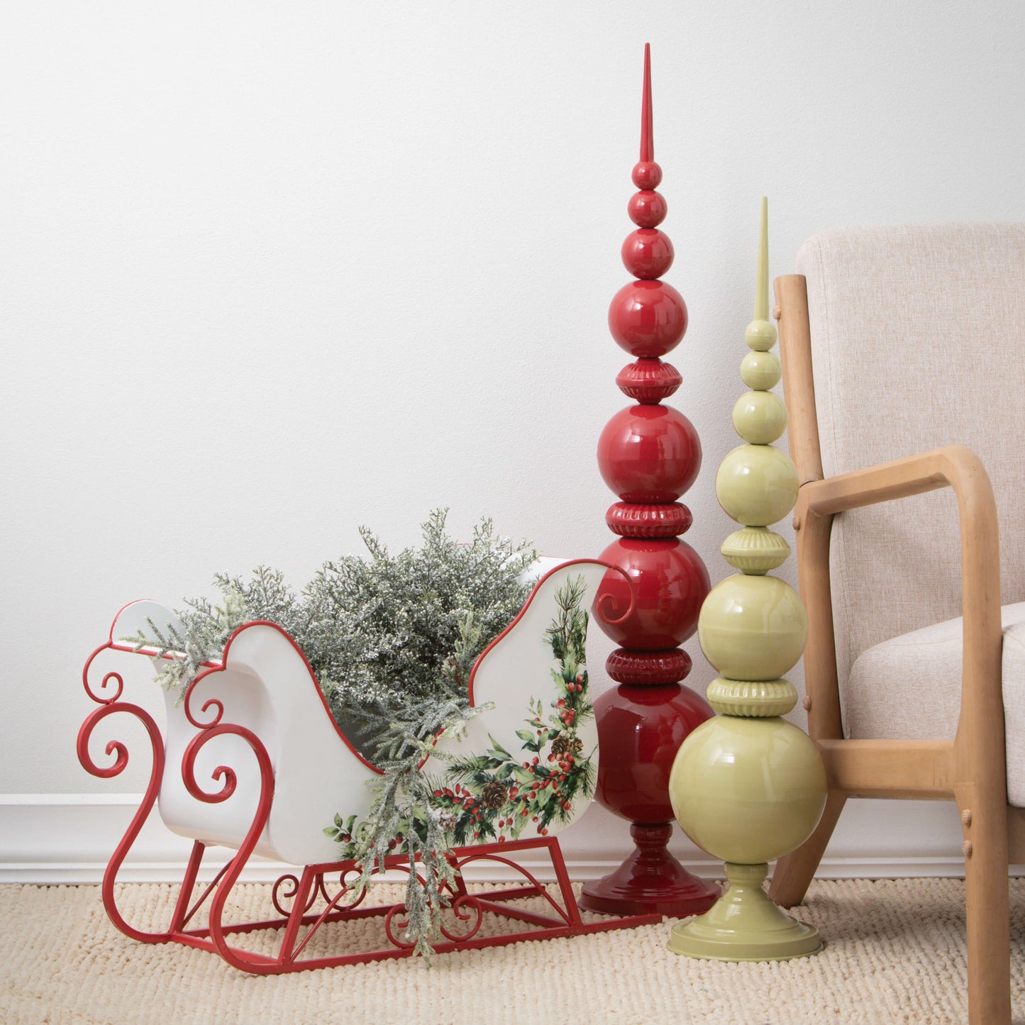 Sullivans Metal Sleigh Table Display SpadezStore