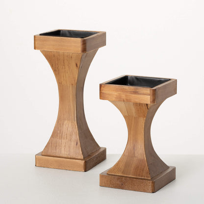 Sullivans Sleek Geometric Candle Holders SpadezStore