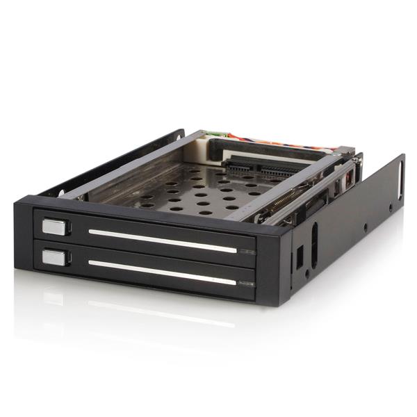 StarTech.com 2 Drive 2.5in Trayless Hot Swap SATA Mobile Rack Backplane SpadezStore