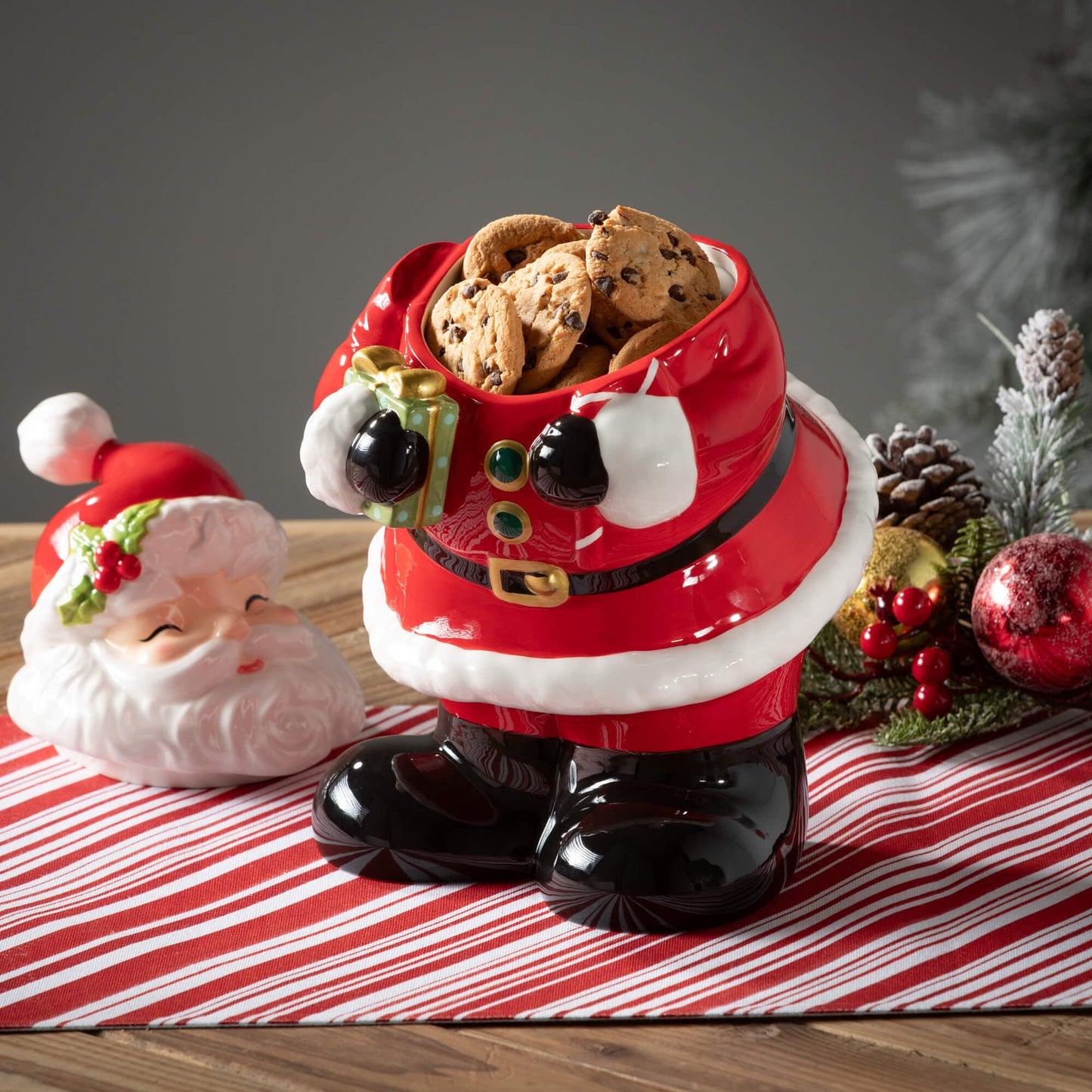 Sullivans Whimsical Santa Cookie Jar