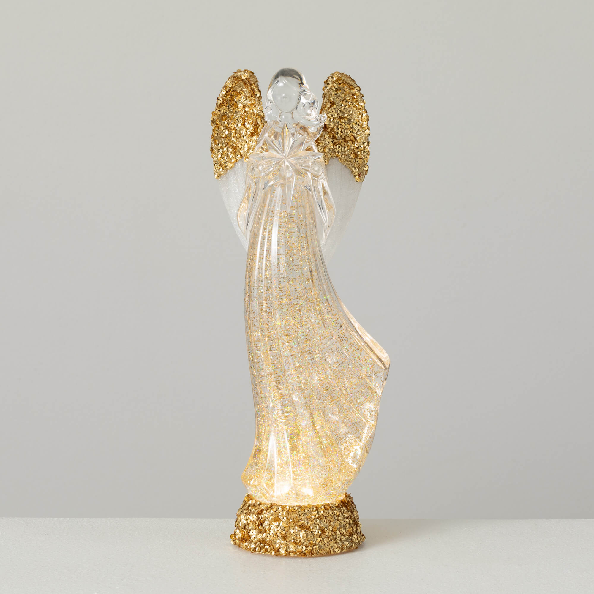 Sullivans Lighted Angel Shimmer Figurine SpadezStore