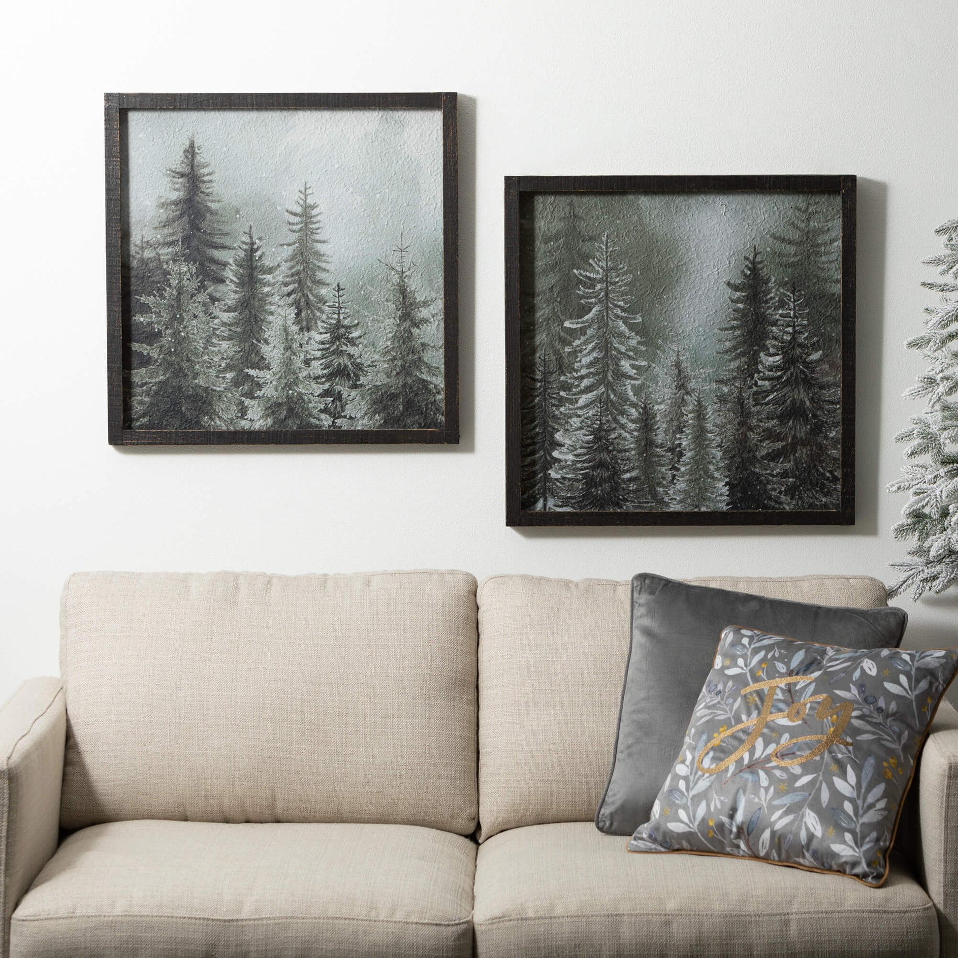 Sullivans Forest Scene Wall Decor Set 2 SpadezStore