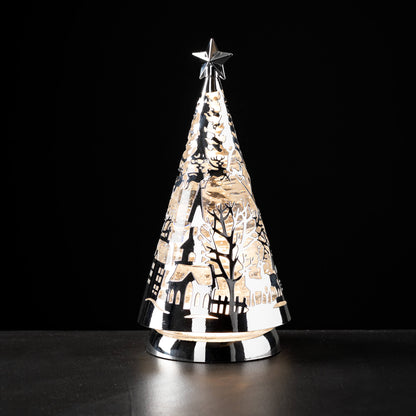 Sullivans Led Village Shimmer Tree Light SpadezStore