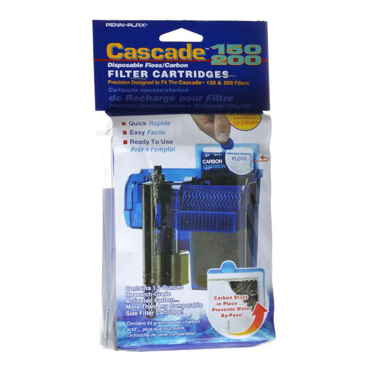 Cascade Disposable Floss/Carbon Filter Cartridges for 150 and 200 Power Filters SpadezStore