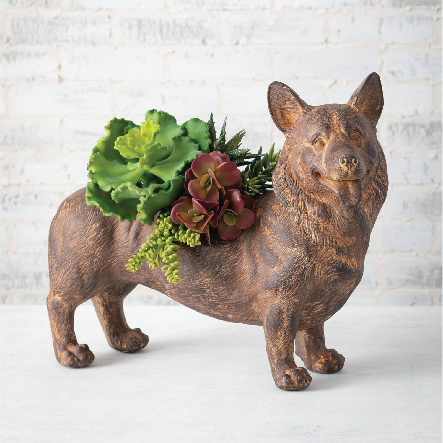 Sullivans Corgi Dog Planter SpadezStore