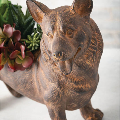 Sullivans Corgi Dog Planter SpadezStore