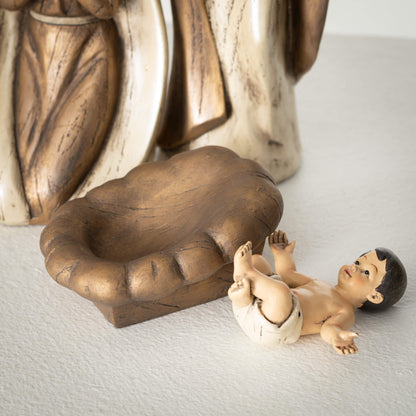 Sullivans Rustic Neutral Toned Nativity SpadezStore