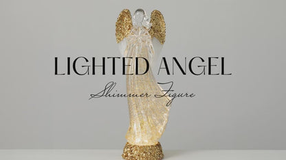 Sullivans Lighted Angel Shimmer Figurine