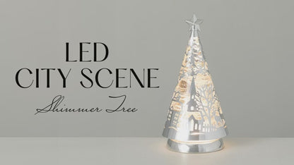 Sullivans Led Village Shimmer Tree Light