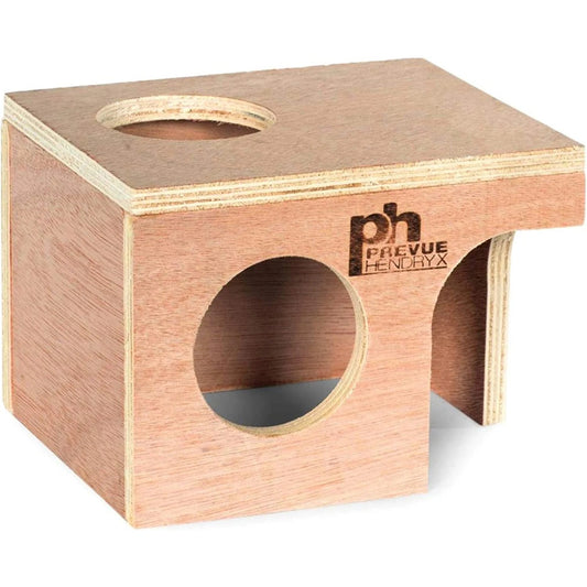 Prevue Wooden Hamster and Gerbil Hut for Hiding and Sleeping Small Pets SpadezStore