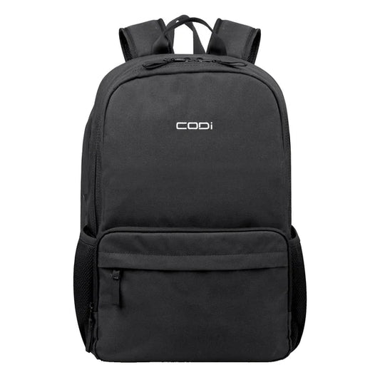 Codi Terra 100% Recycled Grey 15.6" Backpack with Antimicrobial Coating SpadezStore