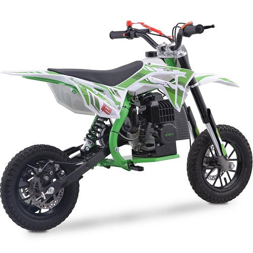 MotoTec Villain 52cc 2-Stroke Kids Gas Dirt Bike SpadezStore